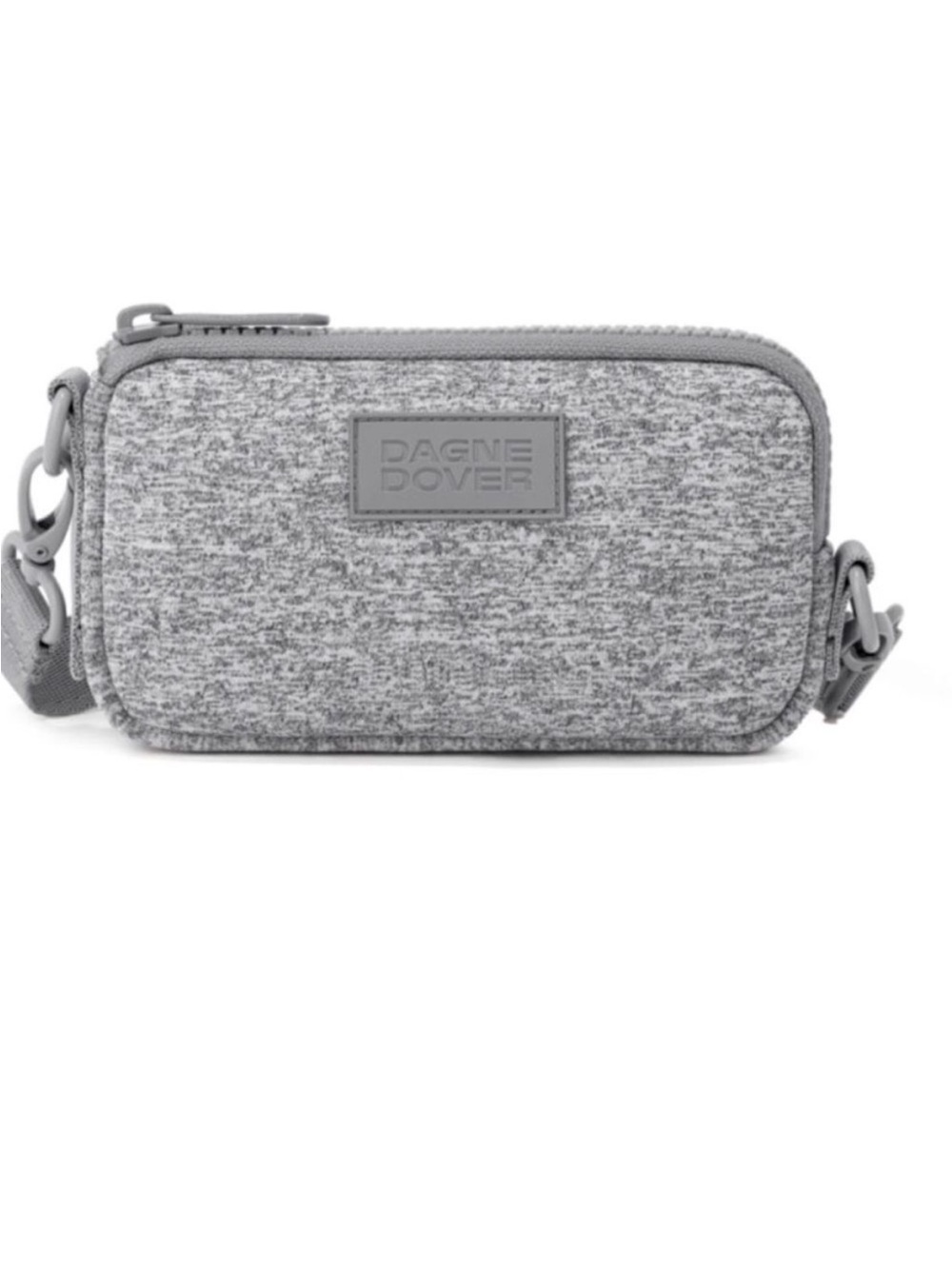 Dagne Dover Heather Gray Crossbody Pouch